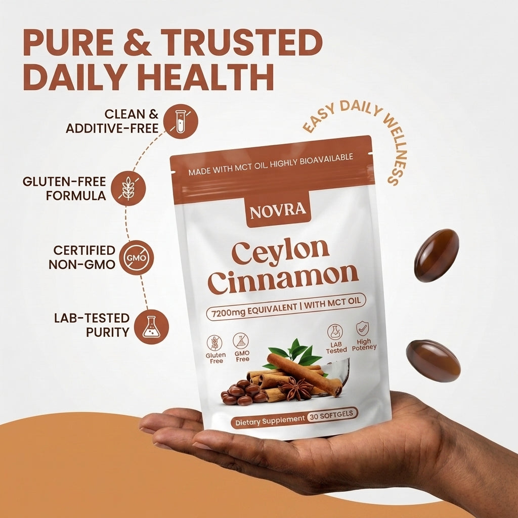 Novra Ceylon Cinnamon + MCT Oil