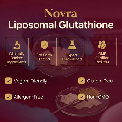 Novra Liposomal Glutathione Strips