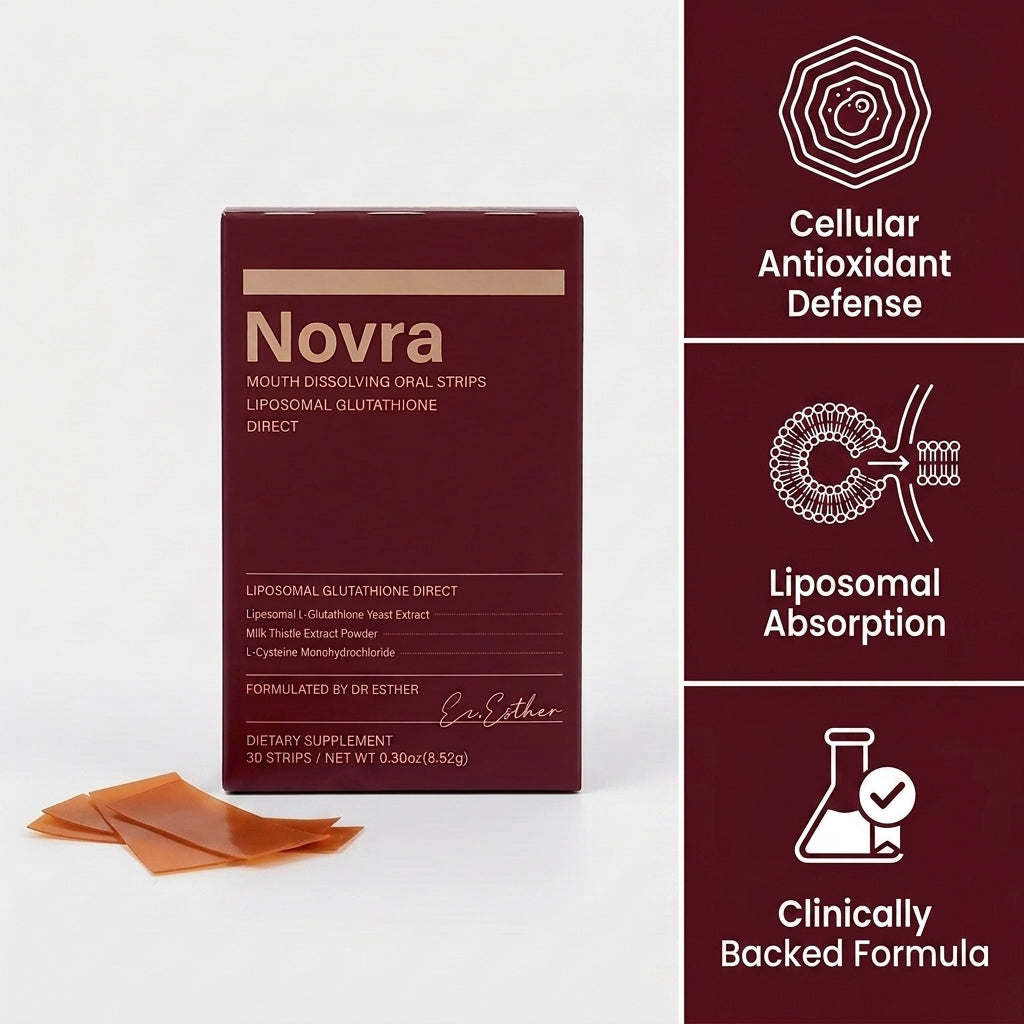 Novra Liposomal Glutathione Strips