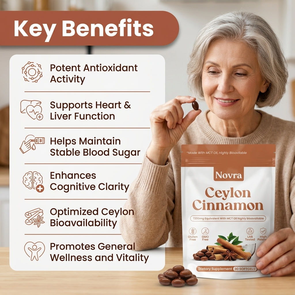 Novra Ceylon Cinnamon + MCT Oil
