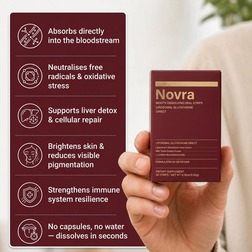 Novra Liposomal Glutathione Strips